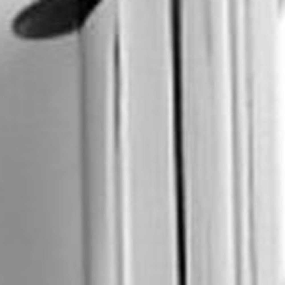 White and Silver Faux Leather and Metal Low Back Adjustable Height Bar Chair